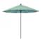 California Umbrella 9' Black Aluminum Market Patio Umbrella, Sunbrella Spa 194061335239 - alternate 1